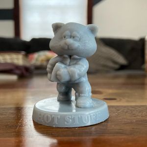 Vintage 1985 Wendy’s Good Stuff Gang Kids Meal Toy “Hot Stuff” | Blue | Figurine